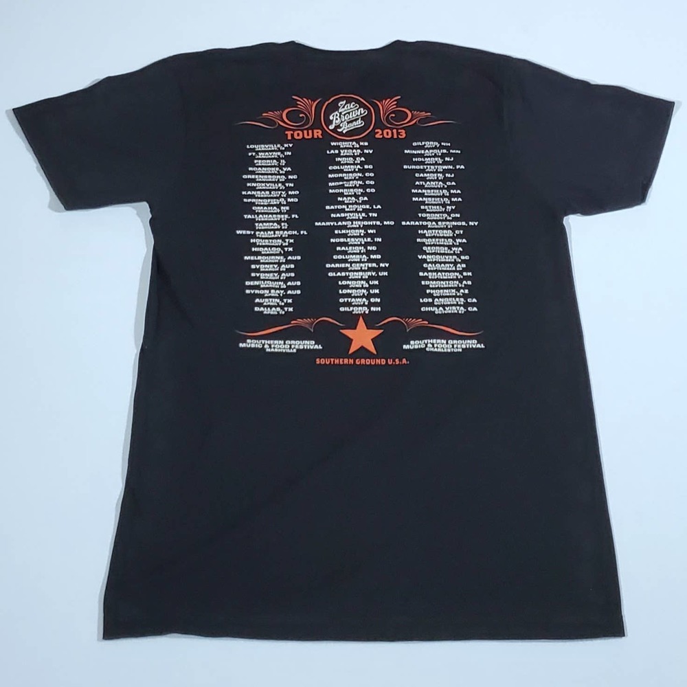 Zac Brown Band 2013 Tour T-shirt - Picture 2 of 4